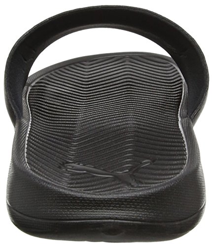 PUMA Popcat, Sandalias deslizantes Unisex Adulto, Negro (Black/Black/White), 43 EU