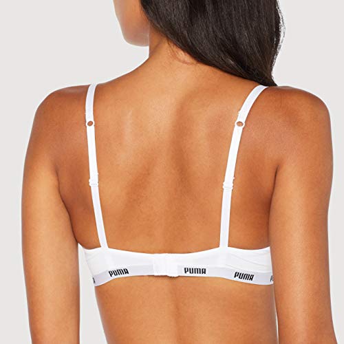 Puma Push-up Bra 1p Ecom Sujetador con Aros para Mujer, Blanco (White 300), 90B (Talla Fabricante :75B)