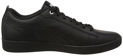 PUMA Smash WNS V2 L, Zapatillas para Mujer, Negro Black Black, 40 EU