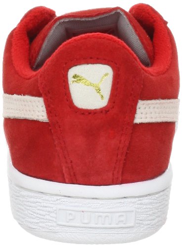 PUMA Suede Classic, Zapatillas Deportivas. Unisex niños, Alto Riesgo Rojo y Blanco, 39 EU