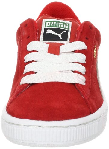 PUMA Suede Classic, Zapatillas Deportivas. Unisex niños, Alto Riesgo Rojo y Blanco, 39 EU