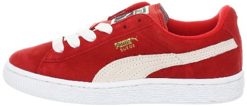 PUMA Suede Classic, Zapatillas Deportivas. Unisex niños, Alto Riesgo Rojo y Blanco, 39 EU