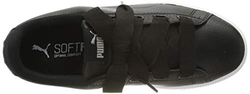 PUMA Vikky Stacked Ribbon Core, Zapatillas para Mujer, Black Black, 38 EU