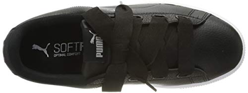 PUMA Vikky Stacked Ribbon Core, Zapatillas para Mujer, Black Black, 38 EU