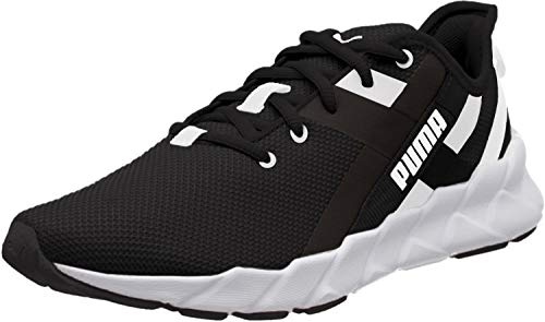 PUMA Weave XT Wn's, Zapatillas de Running para Mujer, Negro Black White, 40.5 EU