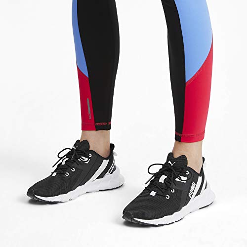 PUMA Weave XT Wn's, Zapatillas de Running para Mujer, Negro Black White, 40.5 EU