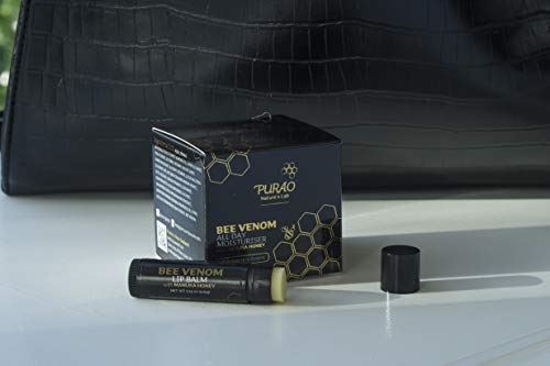 PURAO VENENO DE LA ABEJA DE MIEL BÁLSAMO LABIAL PALO 4.25G VENENO x 2 Paquete doble