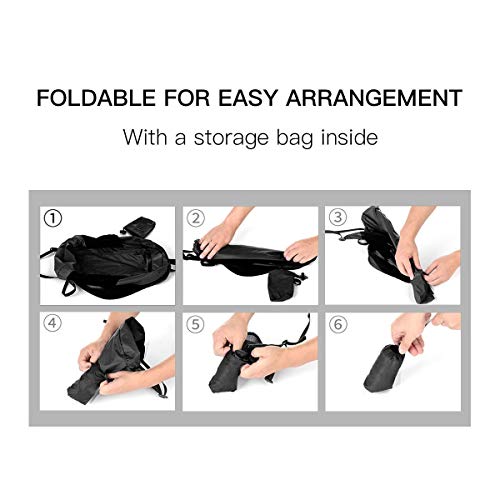 Púrpura Bob Esponja Plegable Mochila De Viaje Cremallera Bolsa De La Escuela De Viaje Daypack Hombres Mujeres Adolescentes Universidad Estudiante Regalo Doraemon feliz talla única