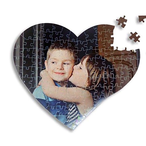 Puzzle Personalizado con tu Foto Impresión dpi - Fabricado en Europa - Bonito Brilloso Tus Puzzles con tu Imagen Preferida - Regalo para Bebes - Madres Bodas Parejas - Rompecabezas Novios
