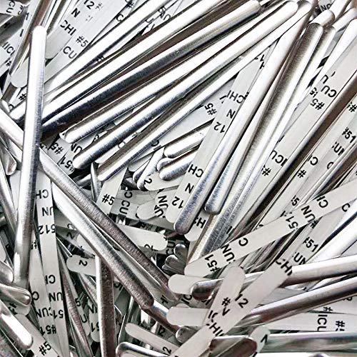 QiaoJia 100 piezas 90 mm puente de aluminio para la nariz, para hacer manualidades, accesorios de manualidades