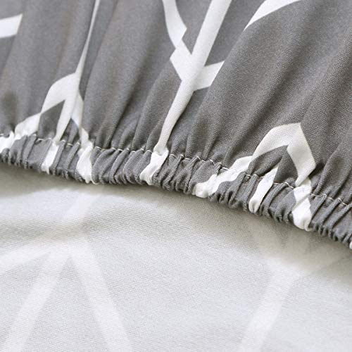 Qimaoo Fundas para sillas de Comedor,Fundas Desmontables para Sillas de Comedor,Cubierta Elástica para Silla,Fundas Modernas para Sillas de Comerdor, Las Fiestas,Decoración para Las Sillas Caseras