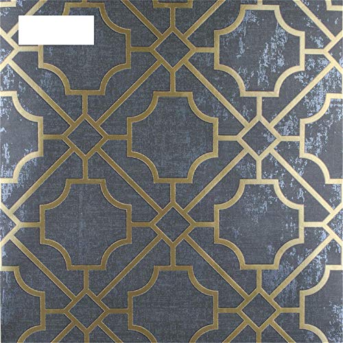 qin-er-2019 Wall wallpaper Halloween Vinilo Papel Pintado Papel Tapiz Rollo Papel Enrejado Moderno Gris Oscuro Papel Pintado geométrico Rollo Negro Papel de Pared