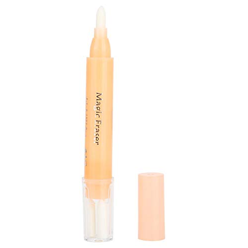 Qinlorgon Accesorio de Maquillaje Permanente avanzado portátil de Baja Falla, Marcador de toallita mágica Suave, salón de Belleza para maquilladores caseros para(Tattoo Marker Orange)