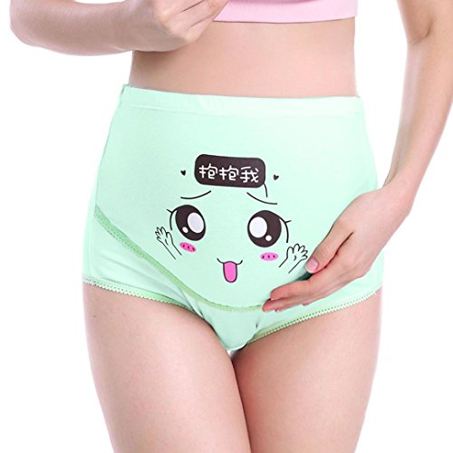 QinMM 7 pcs/Set Braguita de premamá para Embarazada,Bragas Dormir Mujer Soporte Abdominal, Faja de Maternidad Ropa Interior Seamless (XXL)