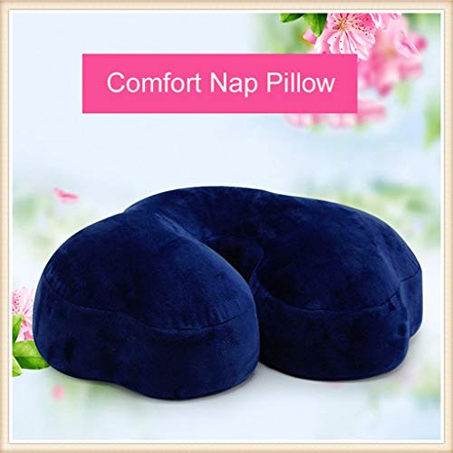 QINYONGFENG Confort con Rebote Lento Núcleo de Espuma de Memoria Creativo en Forma de Nube Almohada antiapnea Silla Cojín Lumbar for automóvil