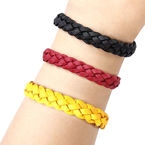 Qisiewell - Pulsera antimosquitos (15 Unidades, protección Natural contra Insectos, no tóxica, Apta para niños, para Interiores y Exteriores), Color Negro, Rojo, Amarillo y Multicolor