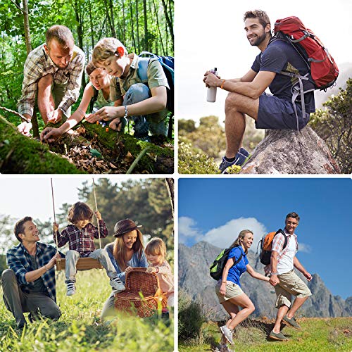 Qisiewell - Pulsera antimosquitos (15 Unidades, protección Natural contra Insectos, no tóxica, Apta para niños, para Interiores y Exteriores), Color Negro, Rojo, Amarillo y Multicolor