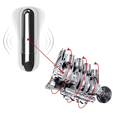 Qiurennan 10 Productos Usb Huevo Juguete Vibración Buena Calidad Resistente Al Agua Fuerte Velocidad Masajeador Juguetes Mujer Saltando G-Punto Bulle Adlut Femenina Recargable, Rosered