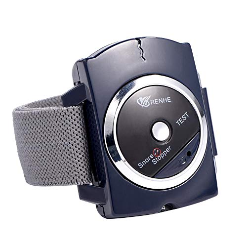 Qkiss Dispositivo Antirronquidos, Pare el Ronquido Reloj Inteligente de Pulsera Antirronquidos la Mejor Solución de Sueño Saludable Anti Snoring Dispositivo de Dilatador