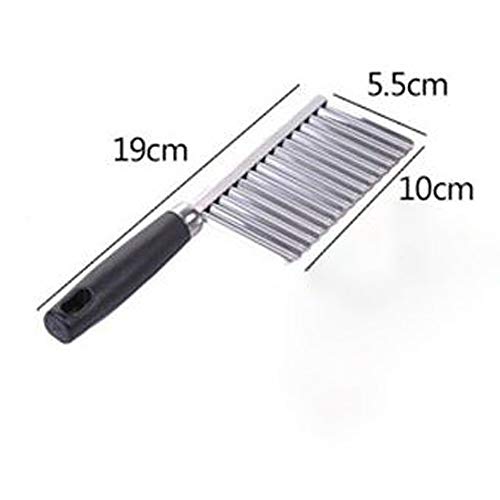 QLSN Cortador Y Triturador Verduras Slicer Rallador Cortador Cocina Multifuncional, Cuchillo De Cocina Casero Fancy Cutler Fries 2Pcs 19X5.5 X 10 cm.