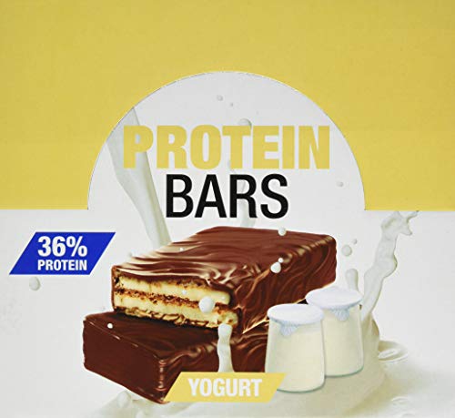Quamtrax Nutrition Caja Protein Bars, Sabor de Yogurt - 32 Barritas