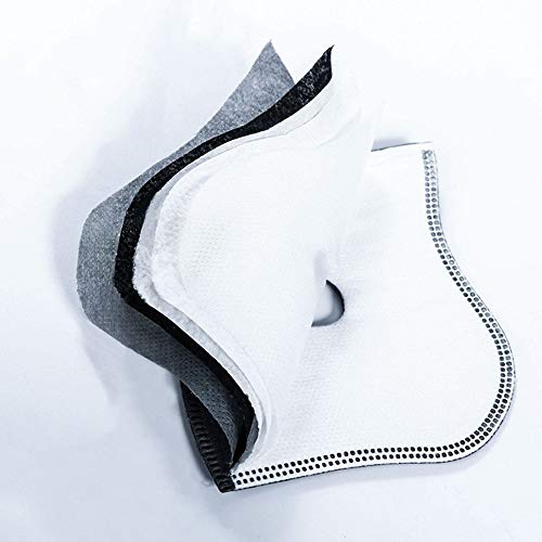 QueenNa Filtro De Carbón Activado,Filtro De Carbón Activado Para Bicicleta,Motocicleta,Esquí,Equitación Al Aire Libre (20 Unidades)