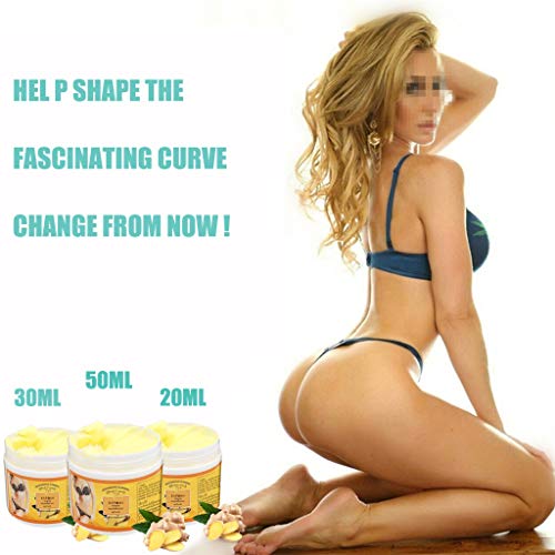 Quemador de grasa con crema adelgazante de jengibre para barriga, crema caliente para el cuerpo, crema natural para el tratamiento de la celulitis para dar forma a la cintura, las nalgas (50 ML)