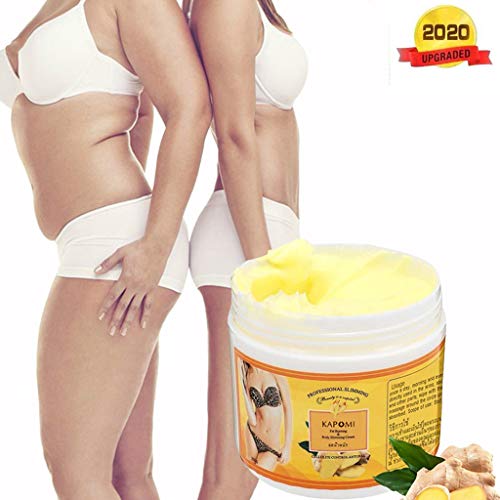 Quemador de grasa con crema adelgazante de jengibre para barriga, crema caliente para el cuerpo, crema natural para el tratamiento de la celulitis para dar forma a la cintura, las nalgas (50 ML)