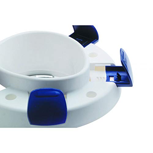 Queraltó - Elevador de Inodoro con Reposabrazos y Tapa, 11 cm