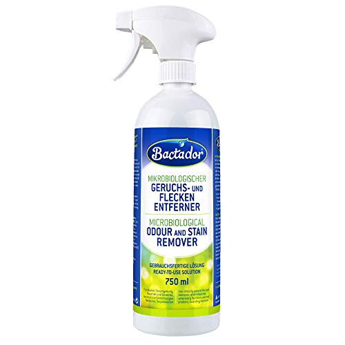 Quiko bactador Spray 750 ml | Eliminador de olores y – Quitamanchas | biológico gischer Limpiador | Uso fertige Solución