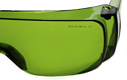 Rainbow safety Gafas Protección IPL Depilación Accesorios Luz Pulsada Intensa (190-1800nm Filtro F4) IPL-2R