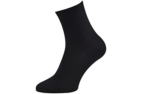 Rainbow Socks - Hombre Mujer Calcetines Colores de Bambu - 6 Pares - Negro Naranja Oliva Marrón Vaquero Frambuesa - Talla 36-38