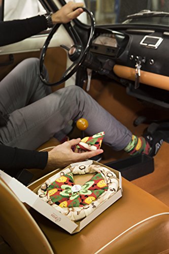 Rainbow Socks - Pizza Vegetariana Mujer Hombre - 4 pares de Calcetines - Tamaño 36-40