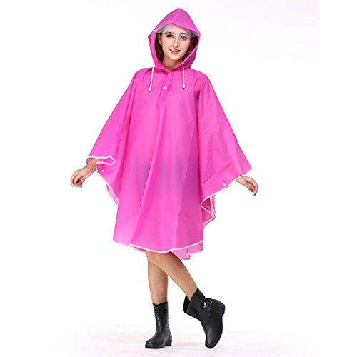 Raincoat ALXC- Gabardinas de Mujer, Impermeable Gabardina Transparente Gabardina de Tendencia de Moda Gabardina de Viaje de Estudiante de excursión de Adulto Impermeable Delgada Hermosa (Color : G)