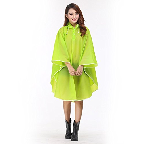 Raincoat ALXC- Gabardinas de Mujer, Impermeable Gabardina Transparente Gabardina de Tendencia de Moda Gabardina de Viaje de Estudiante de excursión de Adulto Impermeable Delgada Hermosa (Color : D)