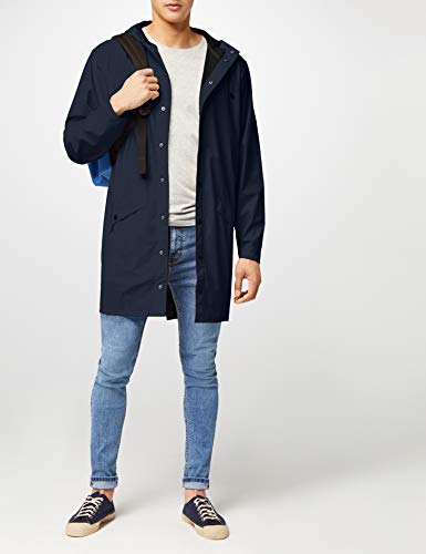 Rains Jacket, Impermeable para Hombre,, color azul, talla X-Large