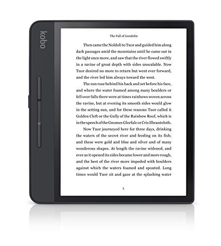 Rakuten Kobo Forma - Lector de libros electrónicos con Pantalla táctil, 8 GB, Wifi, 1440 x 1920 píxeles, 3: 4, 20.3 cm (8 "), Negro