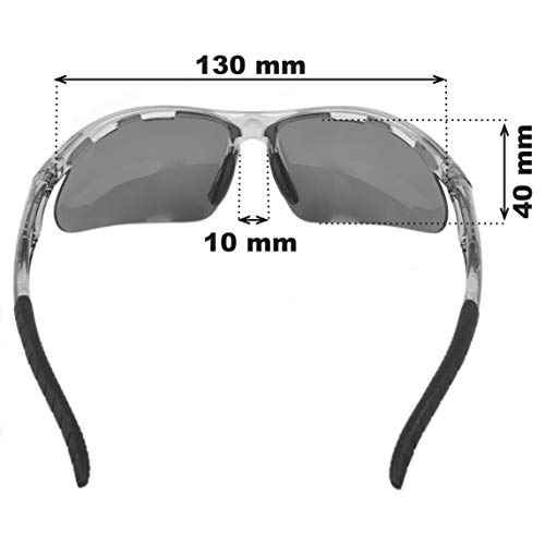 Rapid Eyewear Fore Gafas DE Sol Golf con Cristales Intercambiables, Incluyendo POLARIZADOS y Mejora de luz (luz Baja). para Hombre y Mujer. Protección UV400