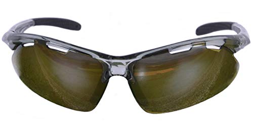 Rapid Eyewear Fore Gafas DE Sol Golf con Cristales Intercambiables, Incluyendo POLARIZADOS y Mejora de luz (luz Baja). para Hombre y Mujer. Protección UV400