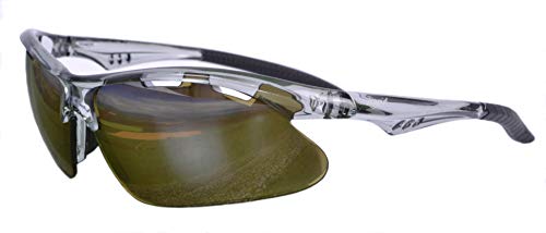 Rapid Eyewear Fore Gafas DE Sol Golf con Cristales Intercambiables, Incluyendo POLARIZADOS y Mejora de luz (luz Baja). para Hombre y Mujer. Protección UV400