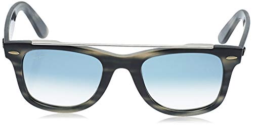 Ray-Ban 0RB4540 Gafas de sol, Striped Grey, 50 Unisex