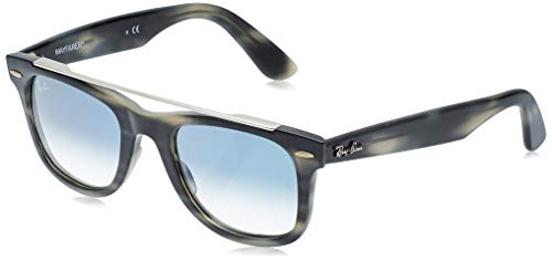 Ray-Ban 0RB4540 Gafas de sol, Striped Grey, 50 Unisex