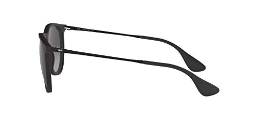 Ray-Ban Gafas de sol, Erika, Negro (622/8G), con lente Gris Degradada