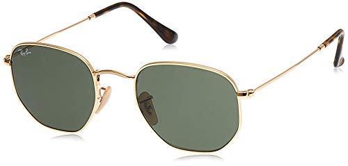 Ray-Ban Hexagonal Flat Lenses Gafas de sol, Oro (Gold), 51 para Hombre
