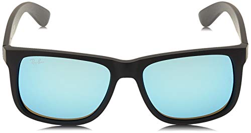 Ray-Ban Justin RB4165 - Gafas de sol Unisex, Negro (Blue 622/55), 55 mm