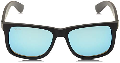 Ray-Ban Justin RB4165 - Gafas de sol Unisex, Negro (Blue 622/55), 55 mm