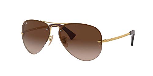 Ray-Ban Rb3449, Gafas de Sol para Hombre, Marrón (Arista), 59