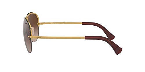 Ray-Ban Rb3449, Gafas de Sol para Hombre, Marrón (Arista), 59