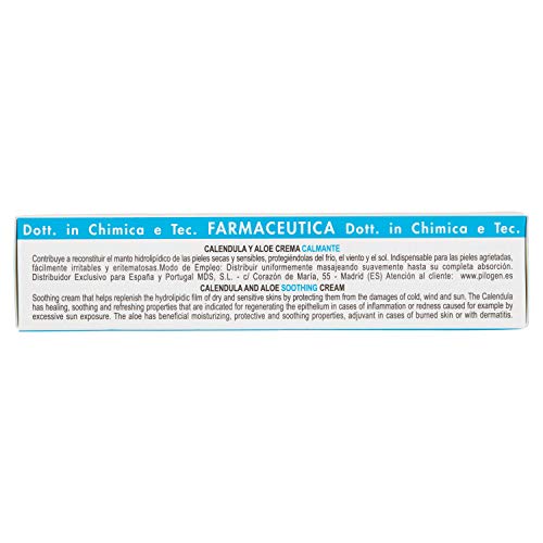 Recetas del Dr. Pignacca Crema Calmante a la Calendula y al Aloe Vera - 75 ml