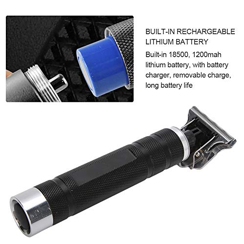 Recortadora de pelo eléctrica con peines guía de 4 piezas (1/2/3/4 mm), cortadora de cabello antioxidante de carga rápida para peluquería(02)